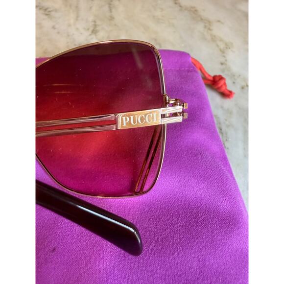 Emilio Pucci Butterfly Gradient Sunglasses EP0179 - Picture 10 of 10